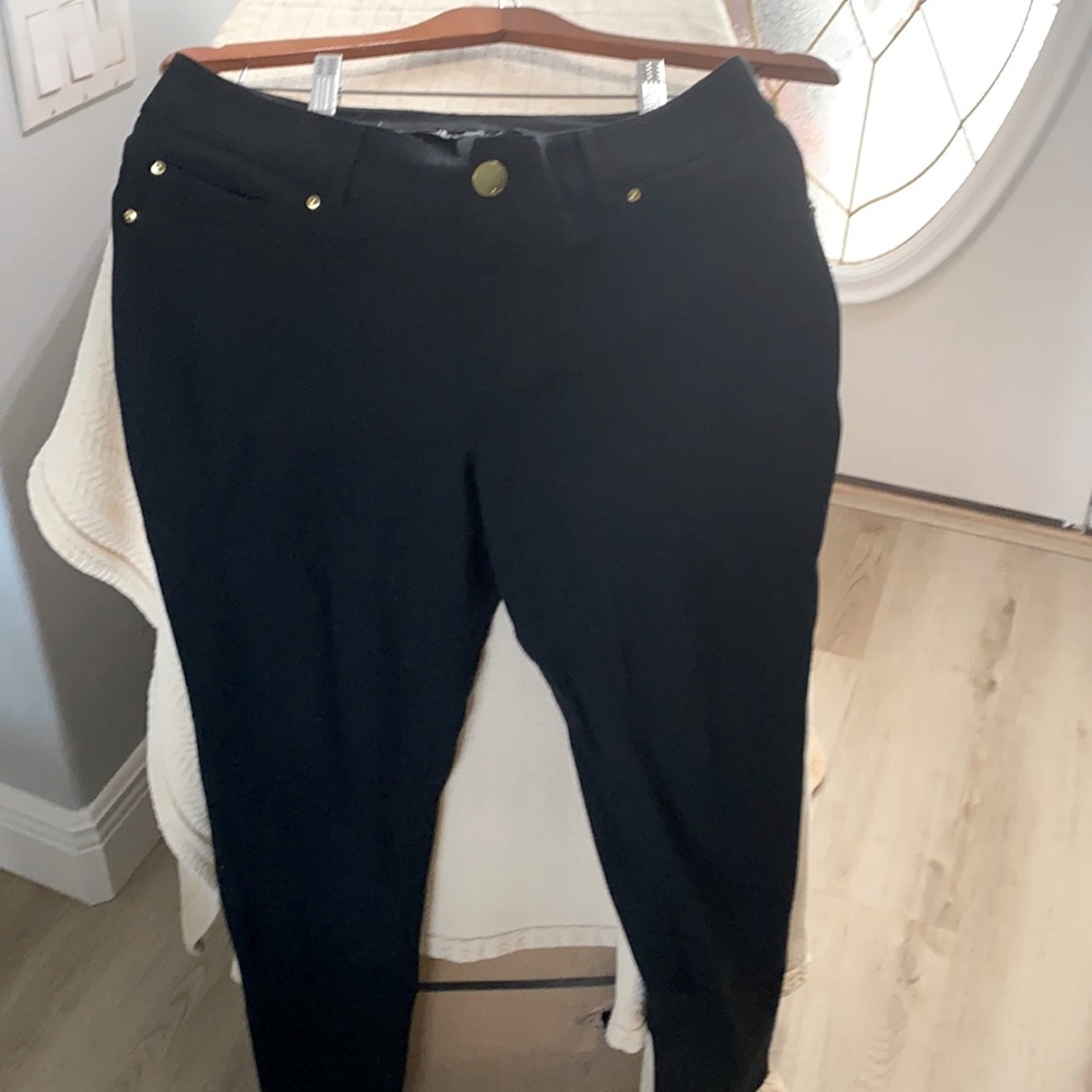 Black Spandex Pants with Pockets